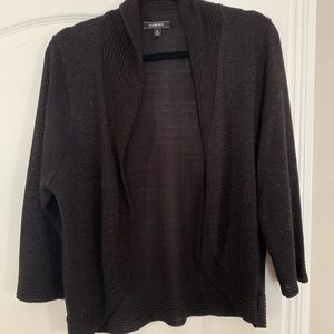 Black and silver shimmers cardigan
